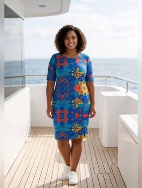 LulaRoe Floral Sheath Dress